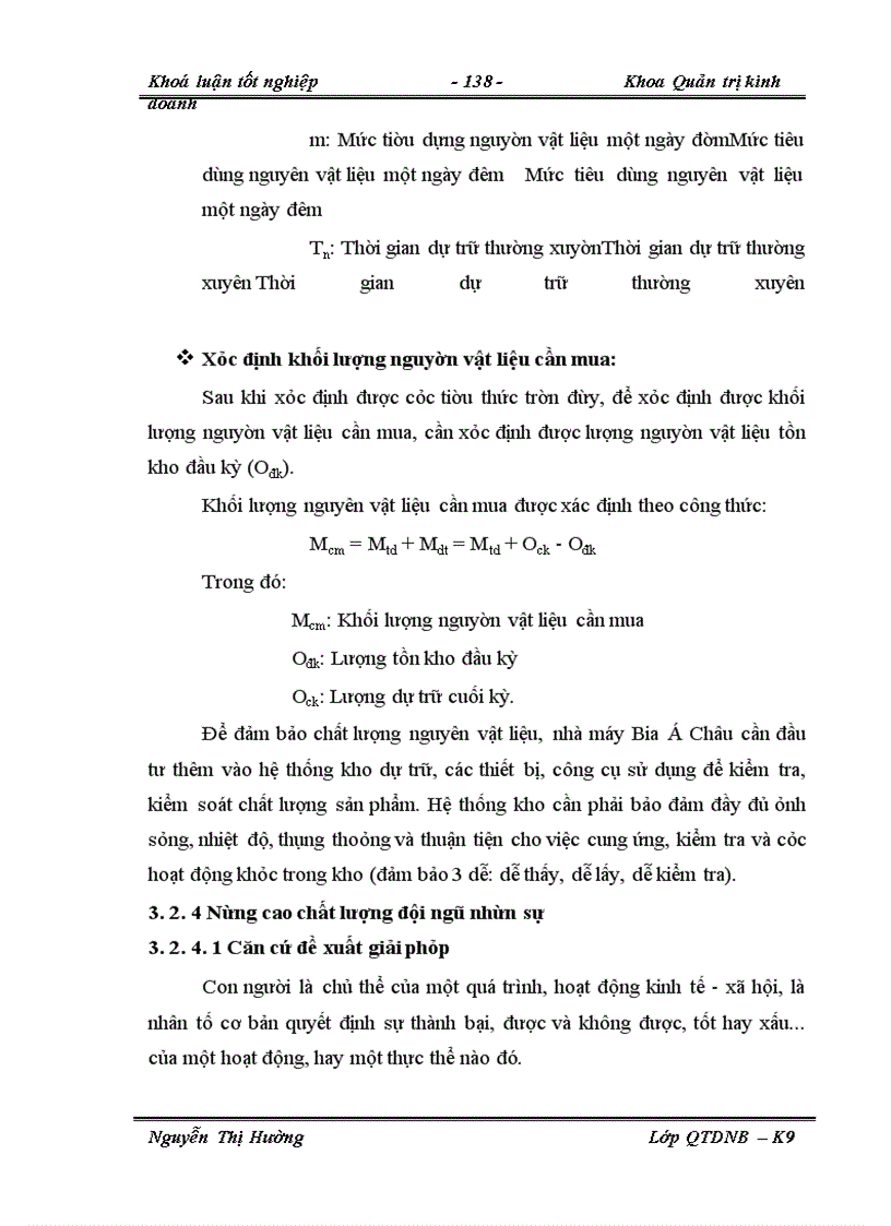 image for page Thực trạng công tác quản lý chất lượng sản phẩm ở Nhà máy bia Á Châu.