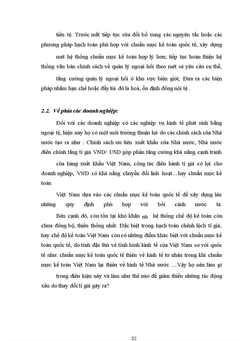image for page Ảnh hưởng của việc thay đổi tỷ giá hối đoái lên báo cáo tài chính của doanh nghiệp hoạt động sản xuất kinh doanh Việt Nam