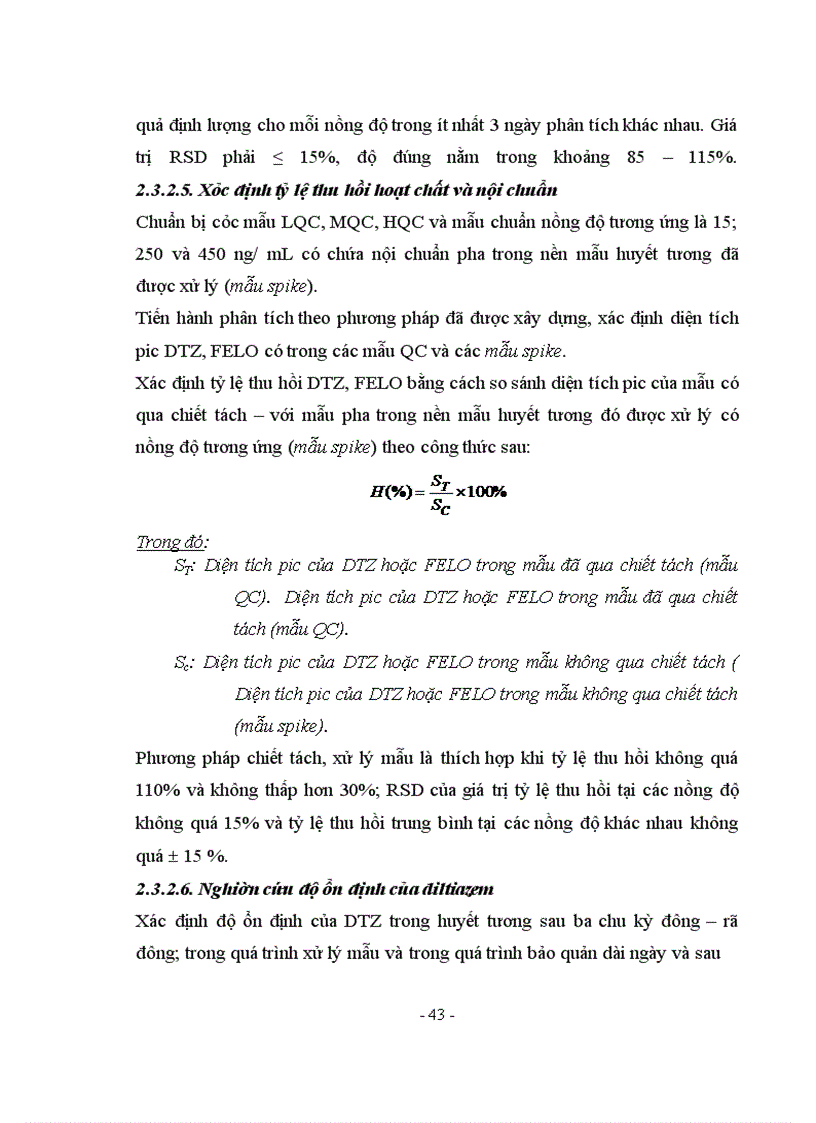 image for page Nghiên cứu phương pháp định lượng Diltiazem trong huyết tương người bằng sắc ký lỏng khối phổ (LC-MS)