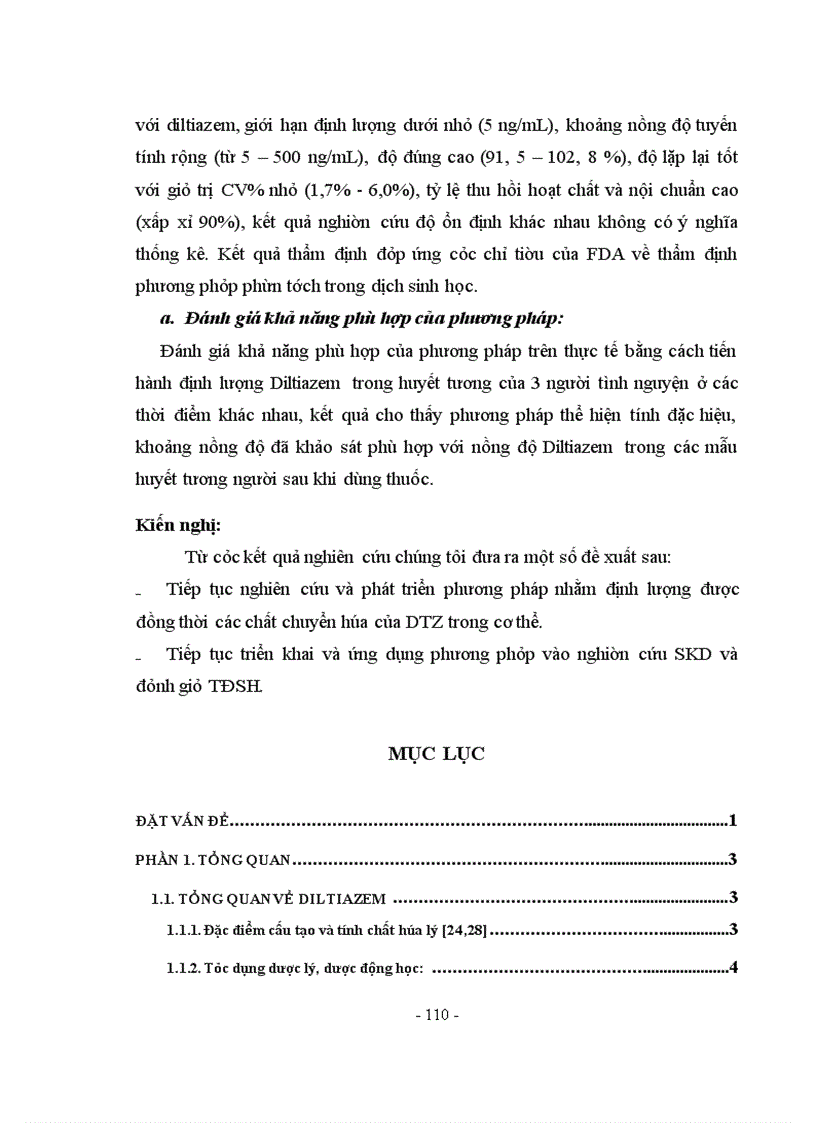 image for page Nghiên cứu phương pháp định lượng Diltiazem trong huyết tương người bằng sắc ký lỏng khối phổ (LC-MS)