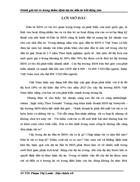 Lập kế hoạch ,đánh giá và quản lý các dự án phát triển bền vững