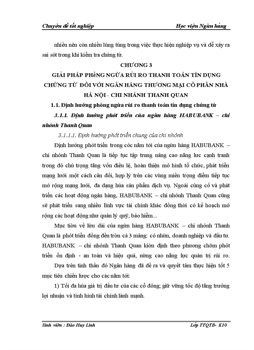 image for page Giải pháp phòng ngừa rủi ro trong hoạt động thanh toán tín dụng chứng từ đối với Ngân Hàng Thương Mại Cổ Phần Nhà Hà Nội – Chi nhánh Thanh Quan
