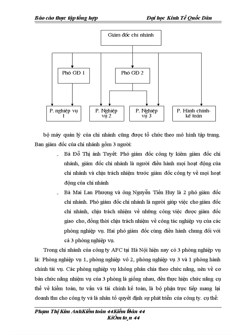 image for page Thực tập tổng hợp công ty cổ phần kiểm toán và tư vấn tài chính kế toán (gọi tắt là AFC)