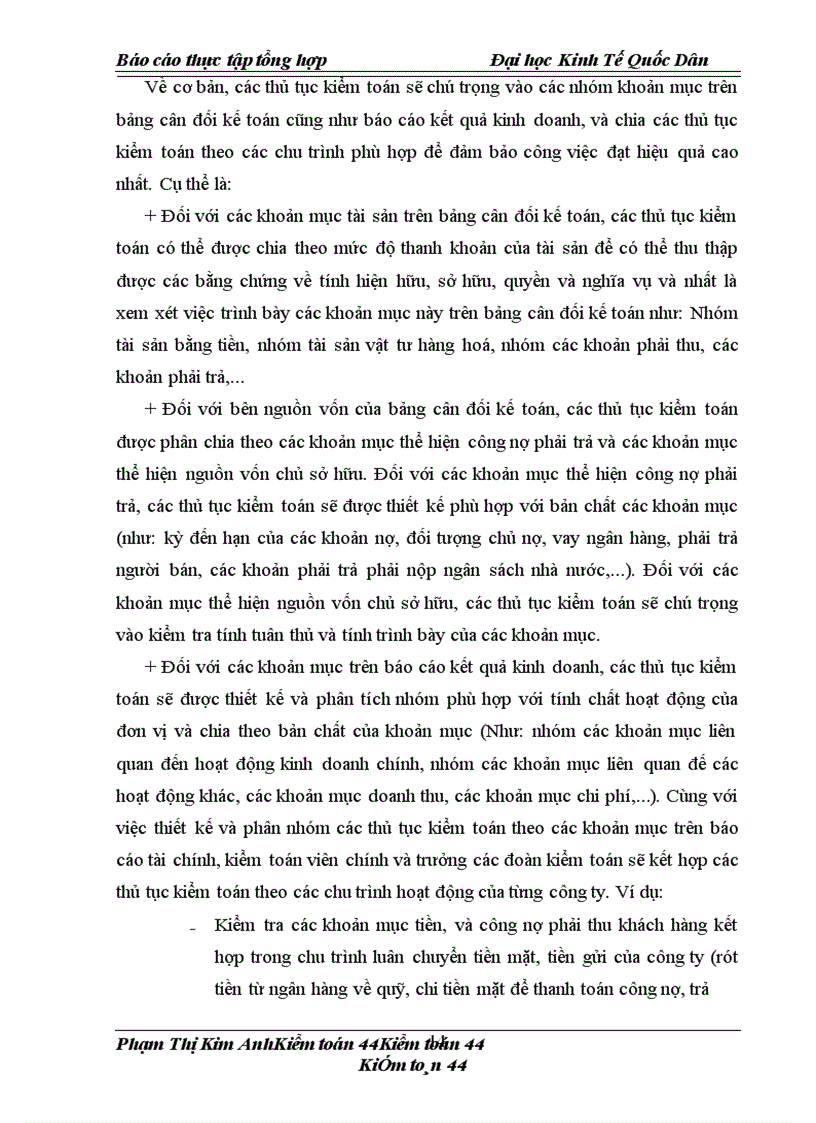 image for page Thực tập tổng hợp công ty cổ phần kiểm toán và tư vấn tài chính kế toán (gọi tắt là AFC)