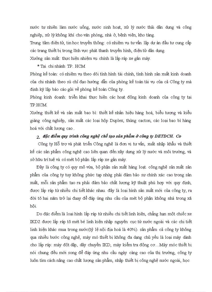 image for page Kế toán tập hợp chi phí và tính giá thành sản phẩm xe gắn máy ở công ty Hỗ trợ và Phát triển Công nghệ