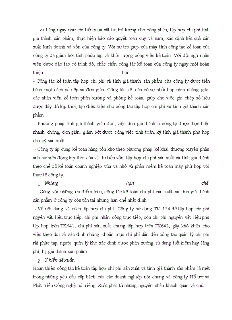 image for page Kế toán tập hợp chi phí và tính giá thành sản phẩm xe gắn máy ở công ty Hỗ trợ và Phát triển Công nghệ