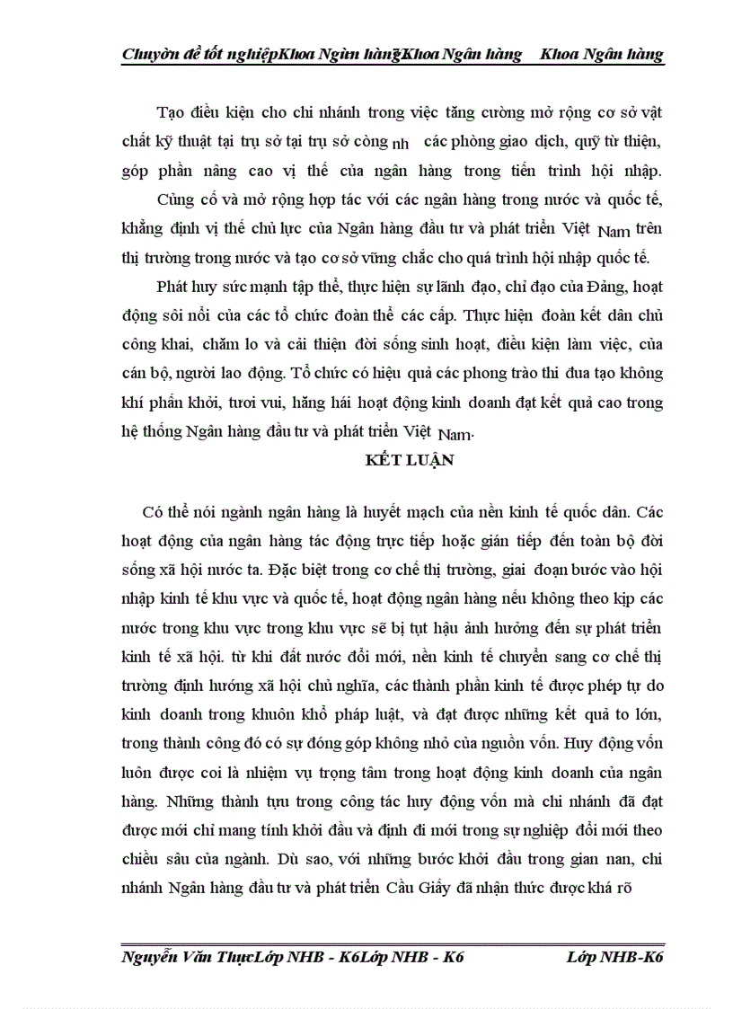 image for page Giải pháp mở rộng vốn huy động tại Chi nhánh BIDV Cầu Giấy