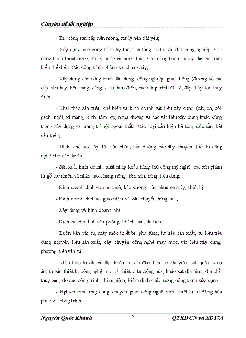 image for page Xây dựng và tổ chức thực hiện kế hoạch tiêu thụ bê tông thương phẩm và đá tại Công ty Cổ phần Vimeco