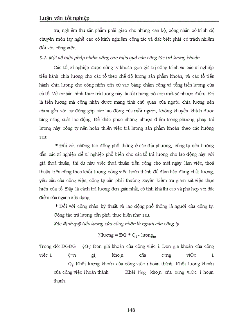 image for page Những giải pháp nhằm cải tiến các hình thức trả lương tại Công ty Xây dựng lắp máy điện nước Hà nội