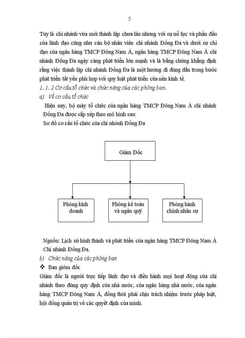 image for page Một số giải pháp chủ yếu nhằm nâng cao hiệu quả sử dụng vốn tại ngân hàng TMCP Đông Nam Á chi nhánh Đống Đa