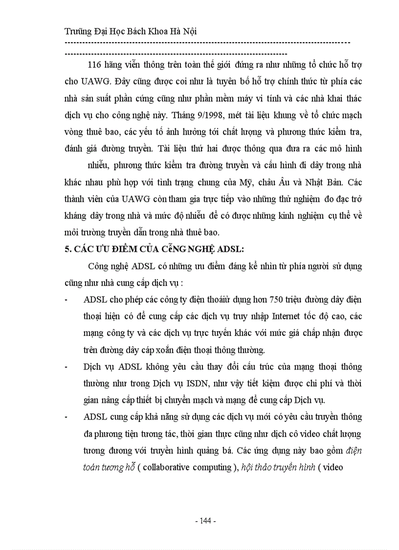 image for page Kỹ thuật DSL