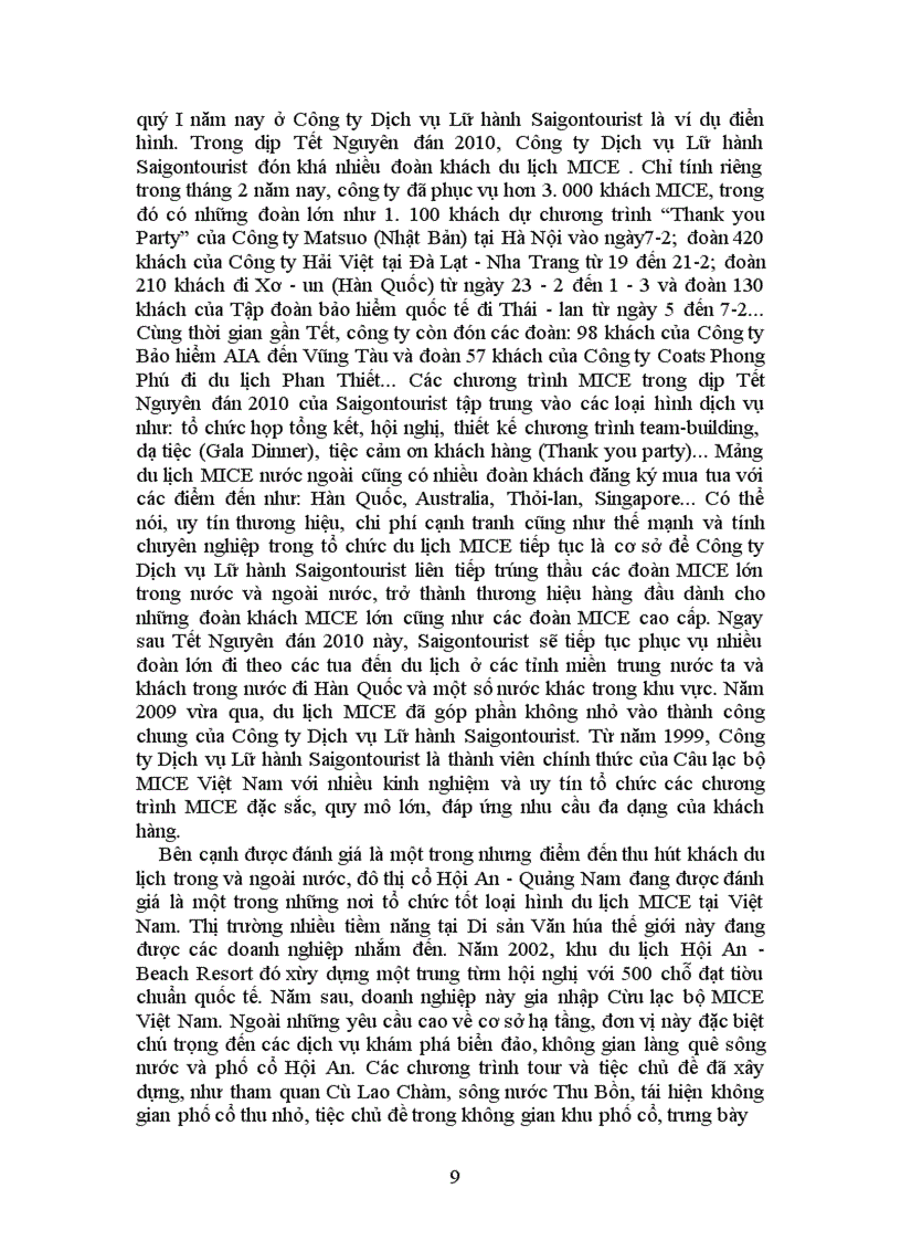 image for page Thực trạng du lich Mice ở Việt Nam hiện nay