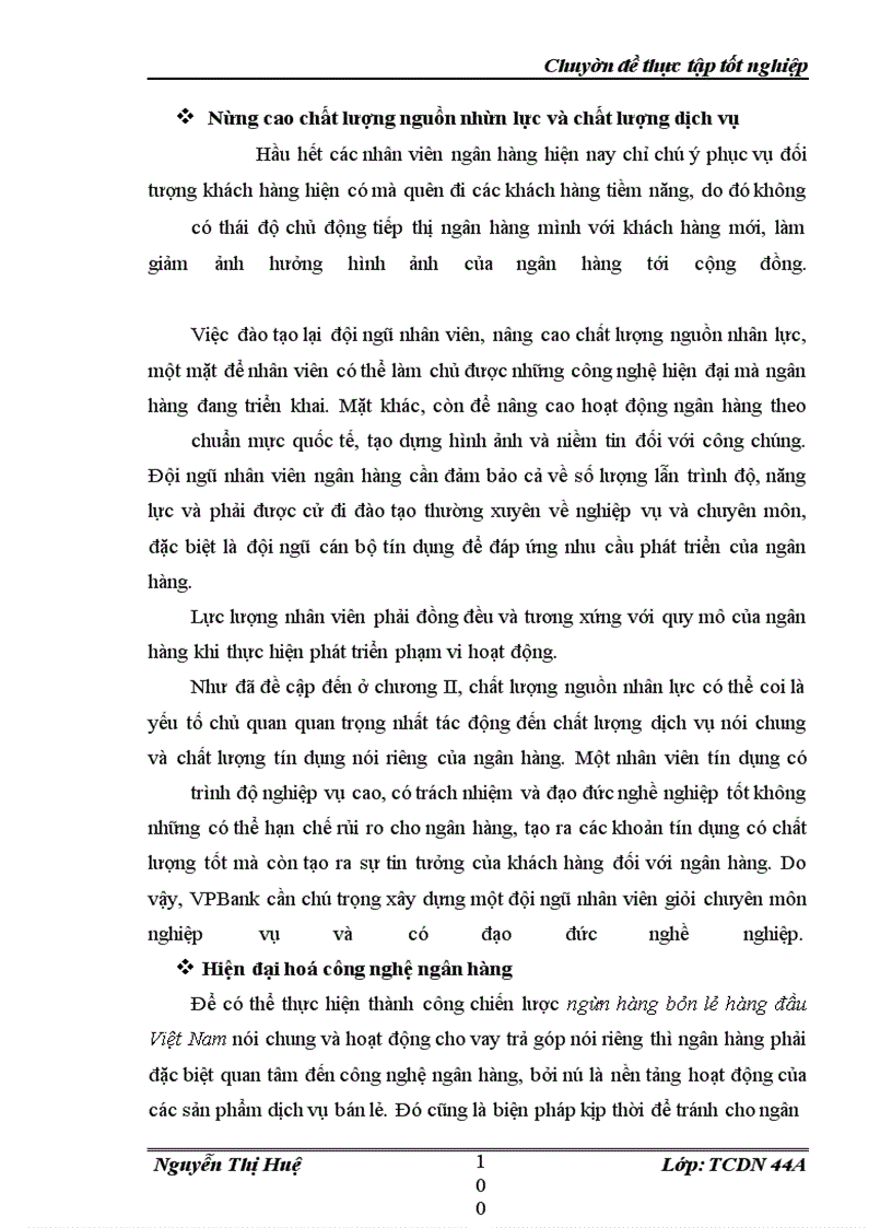 image for page Mở rộng hoạt động cho vay trả góp tại ngân hàng ngoài quốc doanh Việt Nam (VPBank)