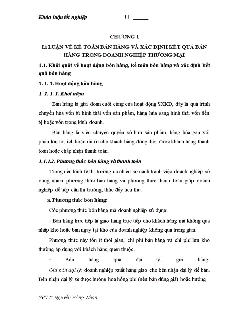 image for page Kế toán bán hàng và xác định kết quả bán hàng tại Công ty TNHH TM và Dịch vụ Thuận Hòa