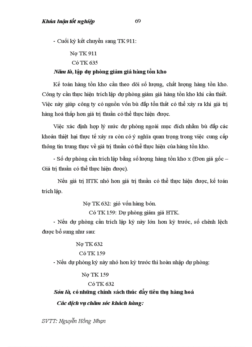 image for page Kế toán bán hàng và xác định kết quả bán hàng tại Công ty TNHH TM và Dịch vụ Thuận Hòa