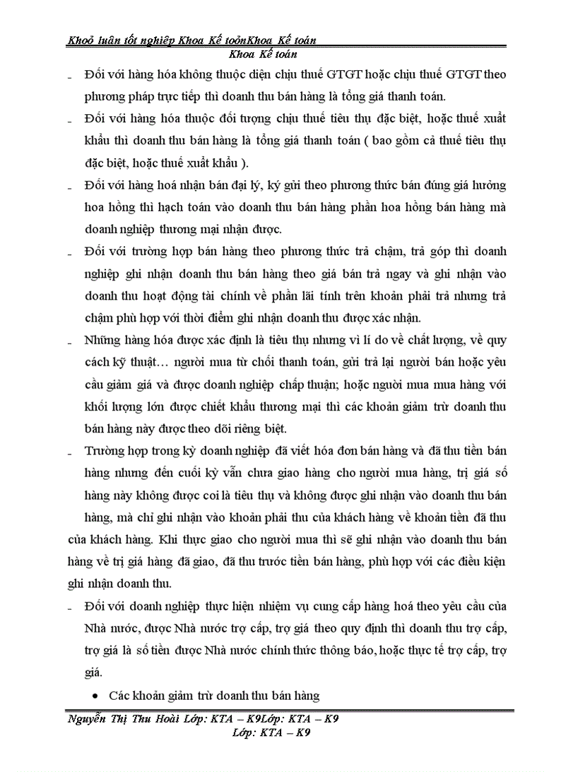 image for page Hoàn thiện kế toán bán hàng và xác định kết quả bán hàng tại Văn phòng tổng công ty rau quả, nông sản