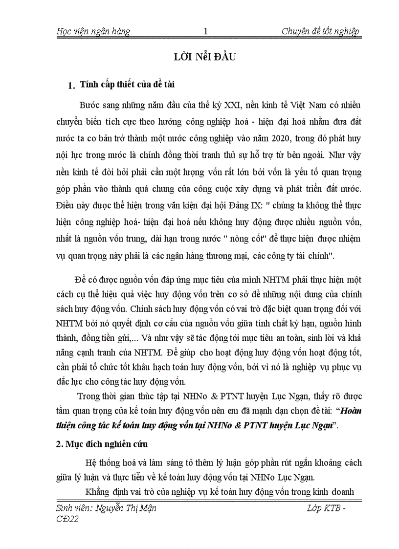 image for page Hoàn thiện công tác kế toán huy động vốn tại NHNo&PTNT huyện Lục Ngạn