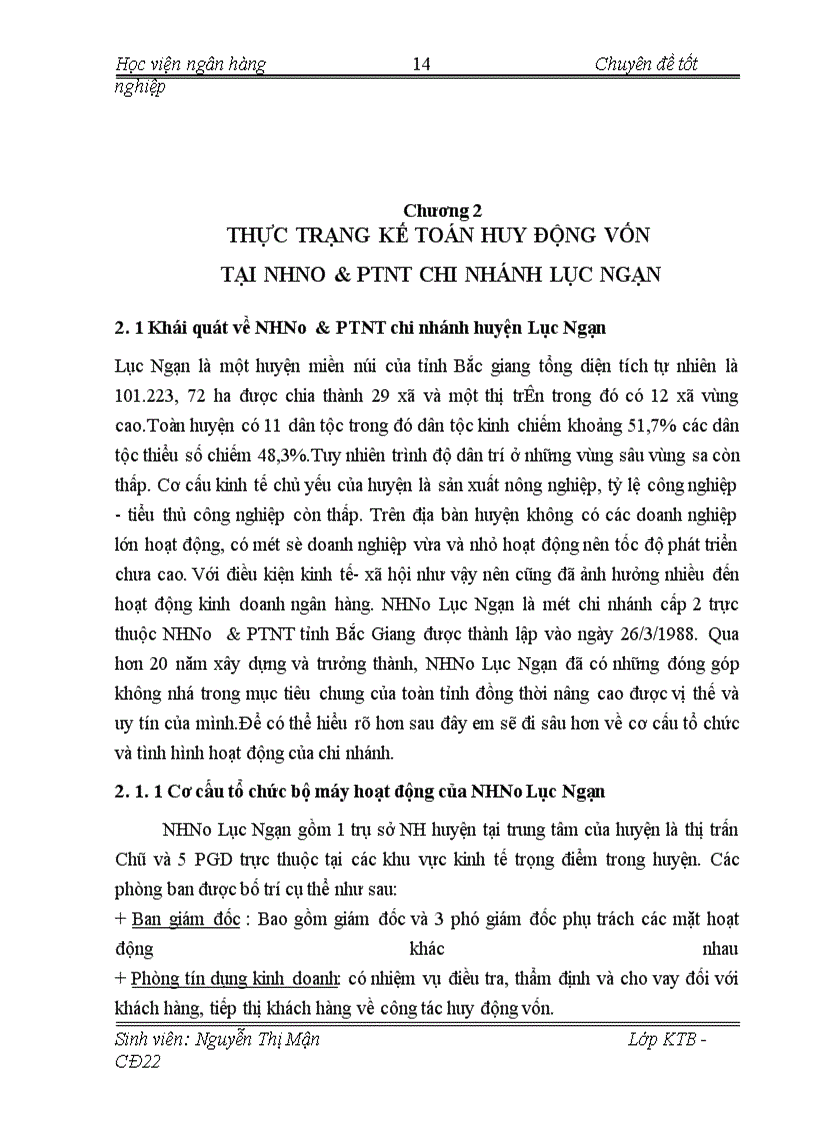 image for page Hoàn thiện công tác kế toán huy động vốn tại NHNo&PTNT huyện Lục Ngạn