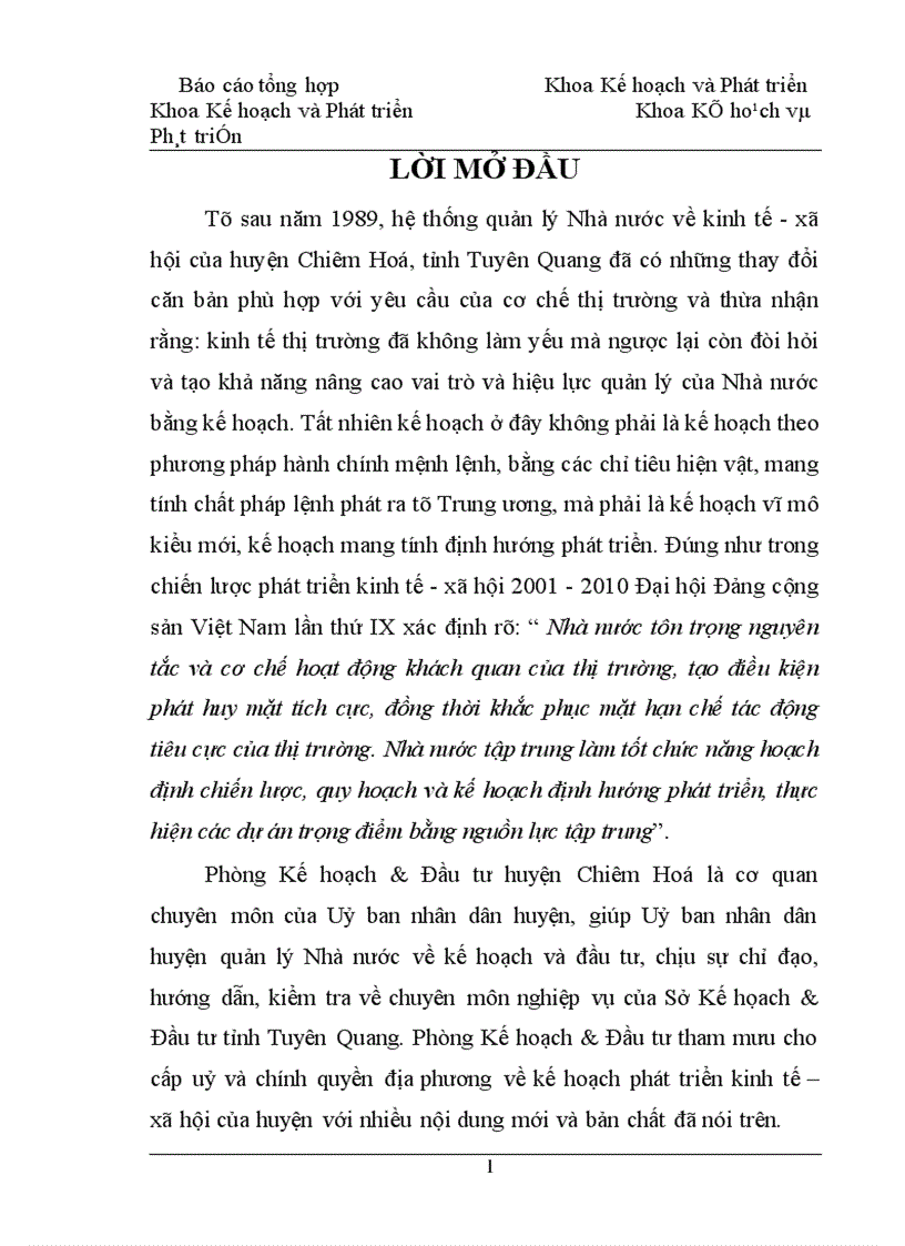 image for page Báo cáo thực tập tại Phòng Kế hoạch & Đầu tư huyện Chiêm Hoá