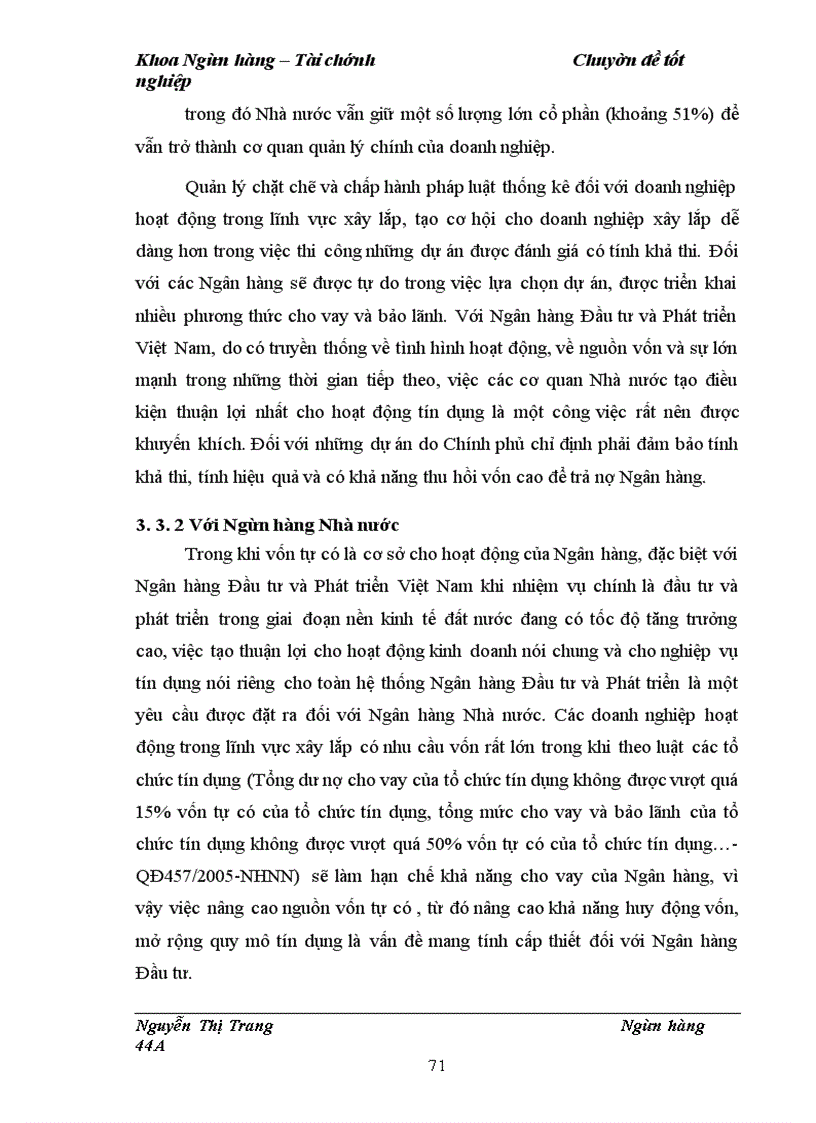 image for page Nâng cao chất lượng tín dụng ngắn hạn trong lĩnh vực xây lắp tại Chi nhánh Ngân hàng Đầu tư và Phát triển Cầu Giấy