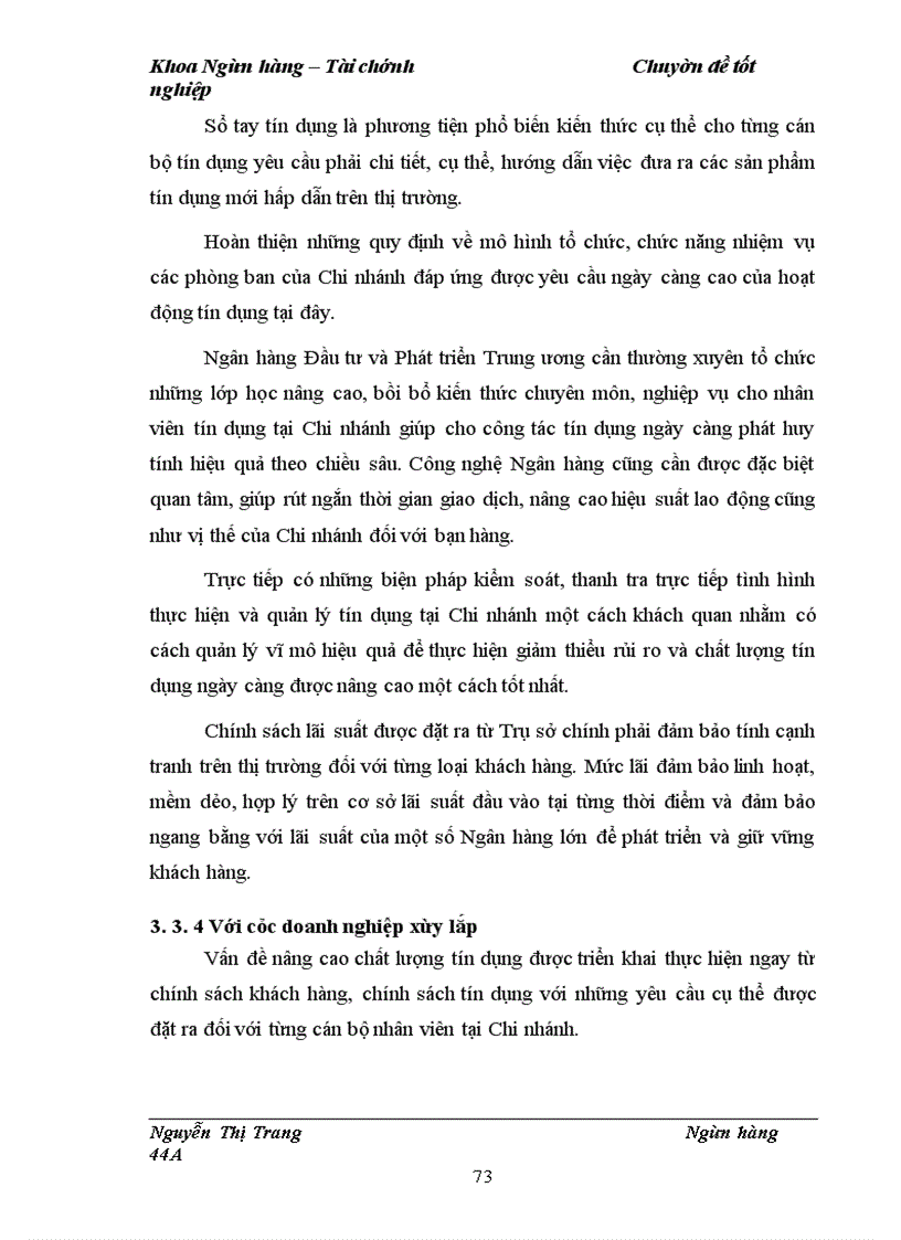 image for page Nâng cao chất lượng tín dụng ngắn hạn trong lĩnh vực xây lắp tại Chi nhánh Ngân hàng Đầu tư và Phát triển Cầu Giấy