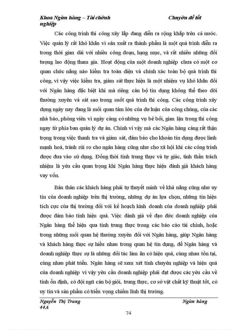 image for page Nâng cao chất lượng tín dụng ngắn hạn trong lĩnh vực xây lắp tại Chi nhánh Ngân hàng Đầu tư và Phát triển Cầu Giấy