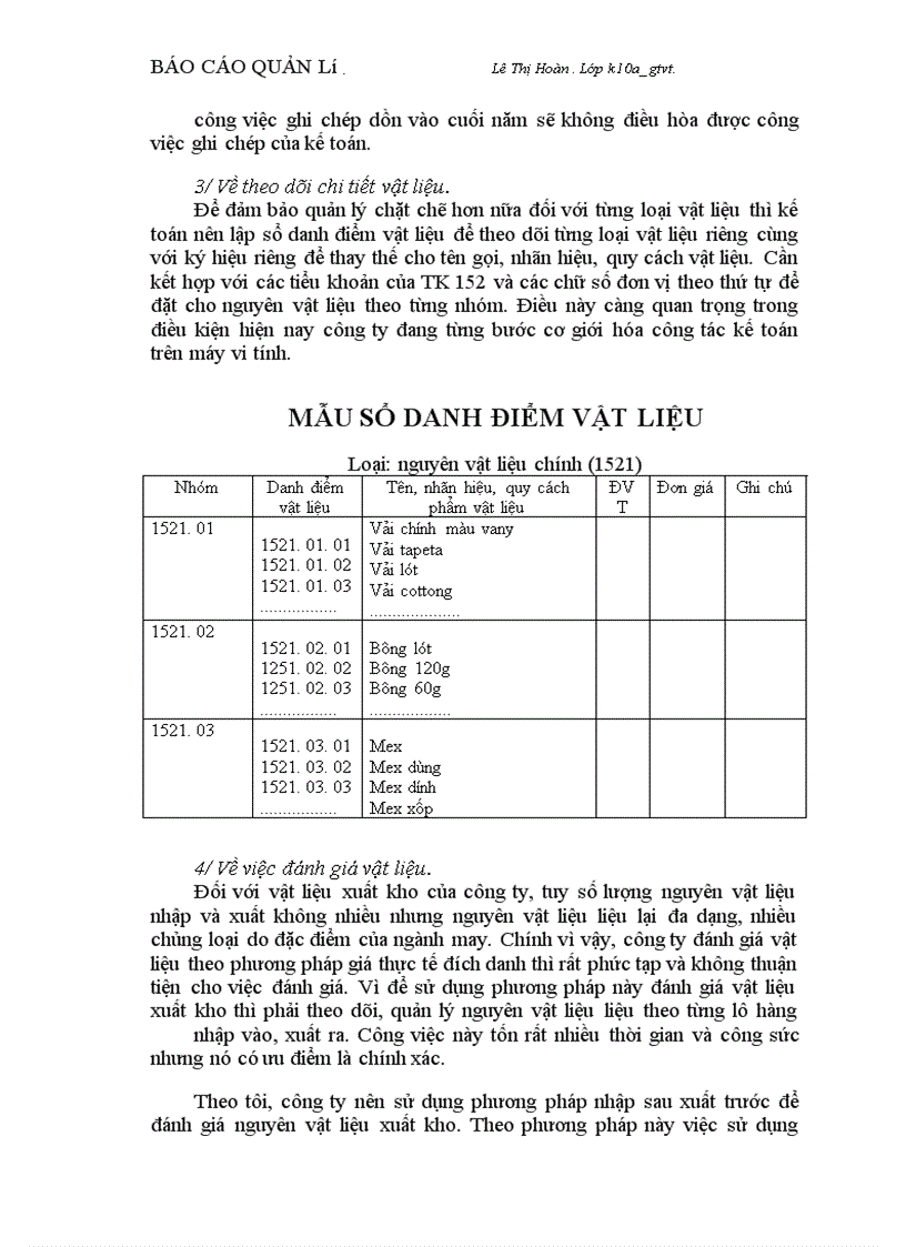 image for page Công tác quản lý nguyên vật liệu tại công ty may xuất khẩu Phương Mai