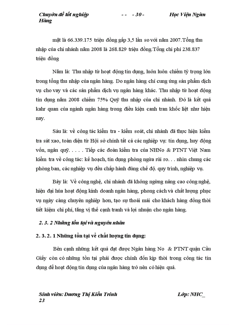 image for page Giải pháp nâng cao chất lượng tín dụng tại Ngân hàng No &PTNT quận Cầu Giấy