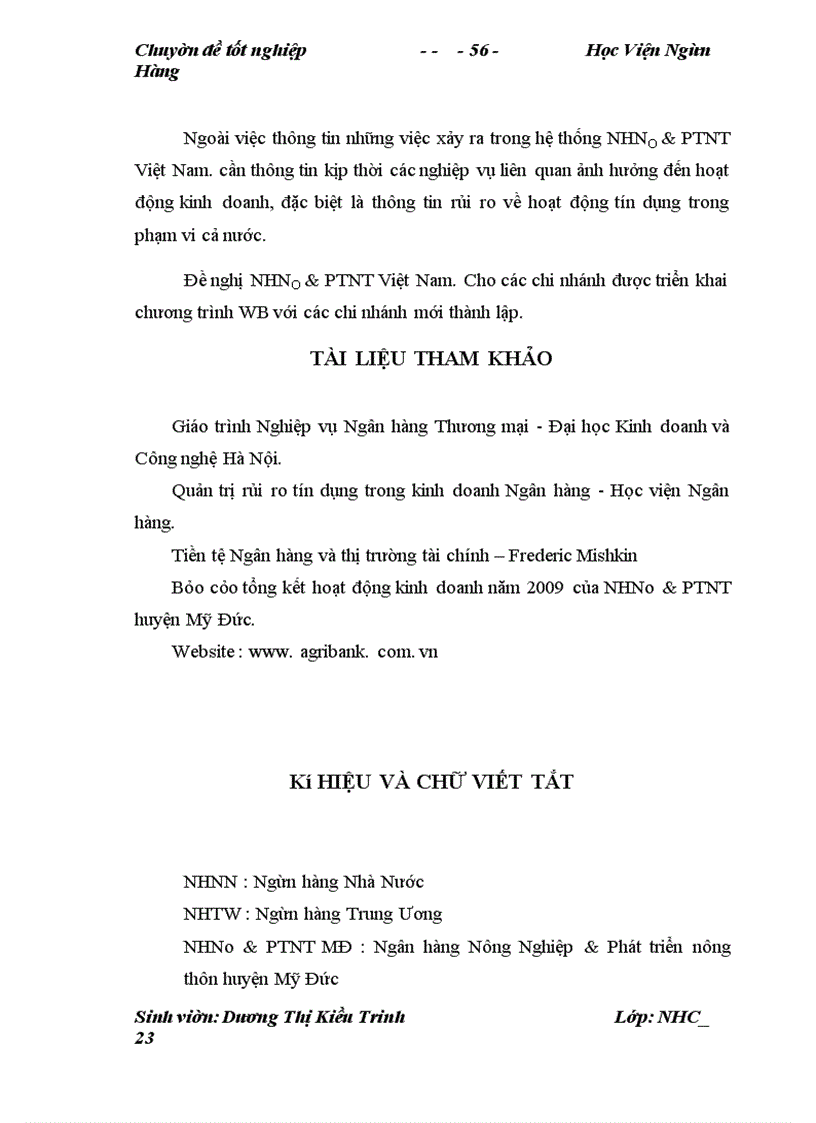 image for page Giải pháp nâng cao chất lượng tín dụng tại Ngân hàng No &PTNT quận Cầu Giấy