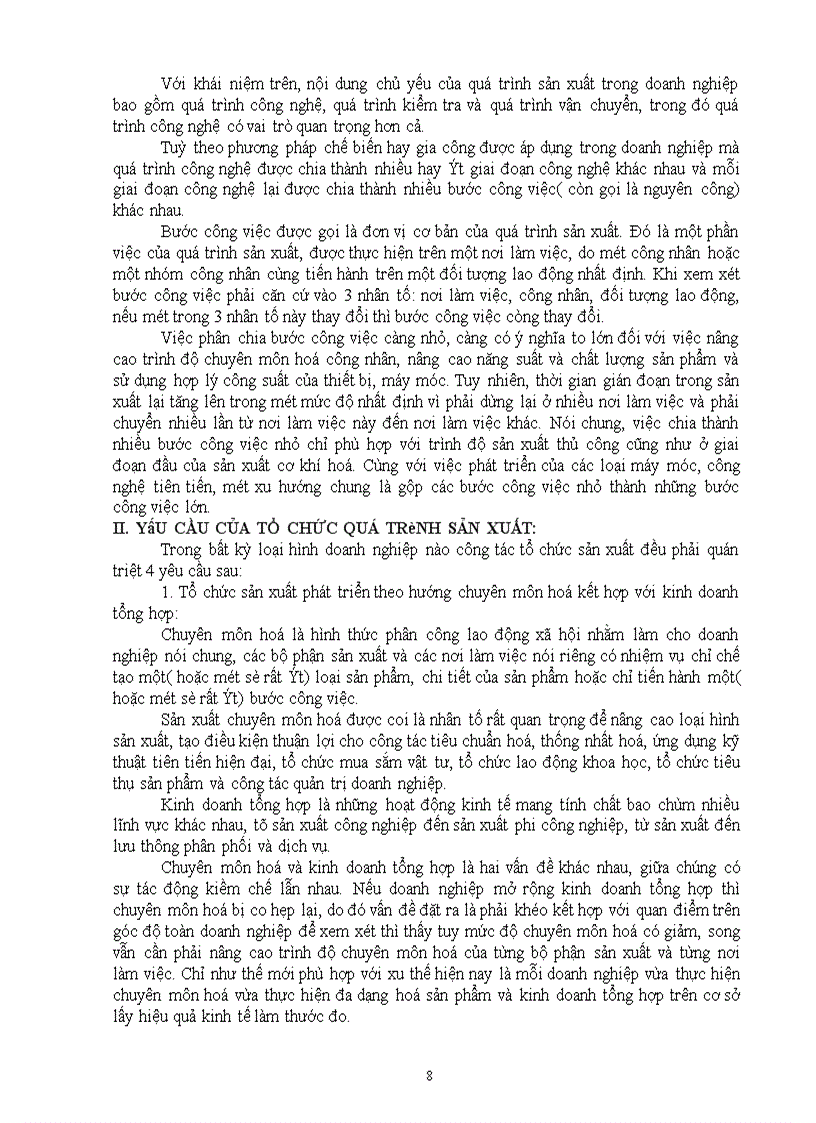 image for page Tổ chức sản xuất trong doanh nghiệp