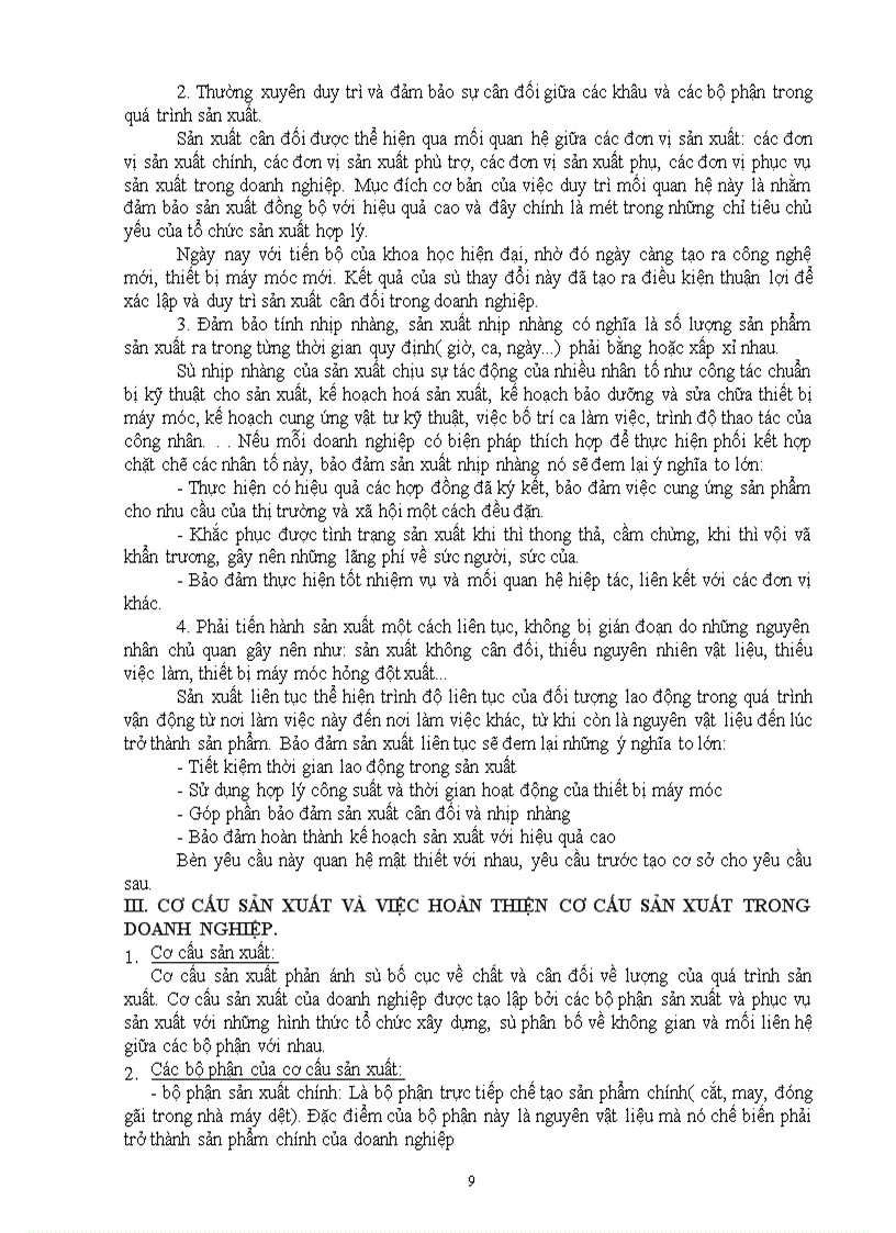 image for page Tổ chức sản xuất trong doanh nghiệp