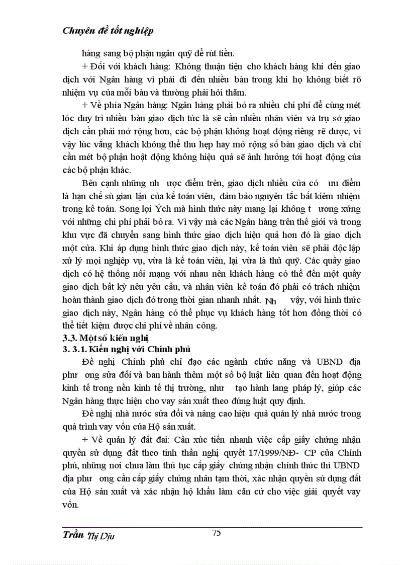 image for page Giải pháp và kiến nghị nhằm hoàn thiện nghiệp vụ kế toán cho vay tại Ngân hàng No&PTNT Đông Bình, tỉnh Nam Định