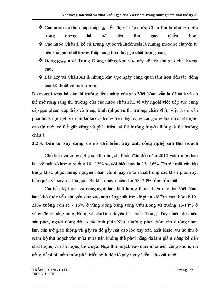 image for page Khả năng sản xuất và xuất khẩu gạo của Việt Nam trong những năm đầu thế kỷ 21