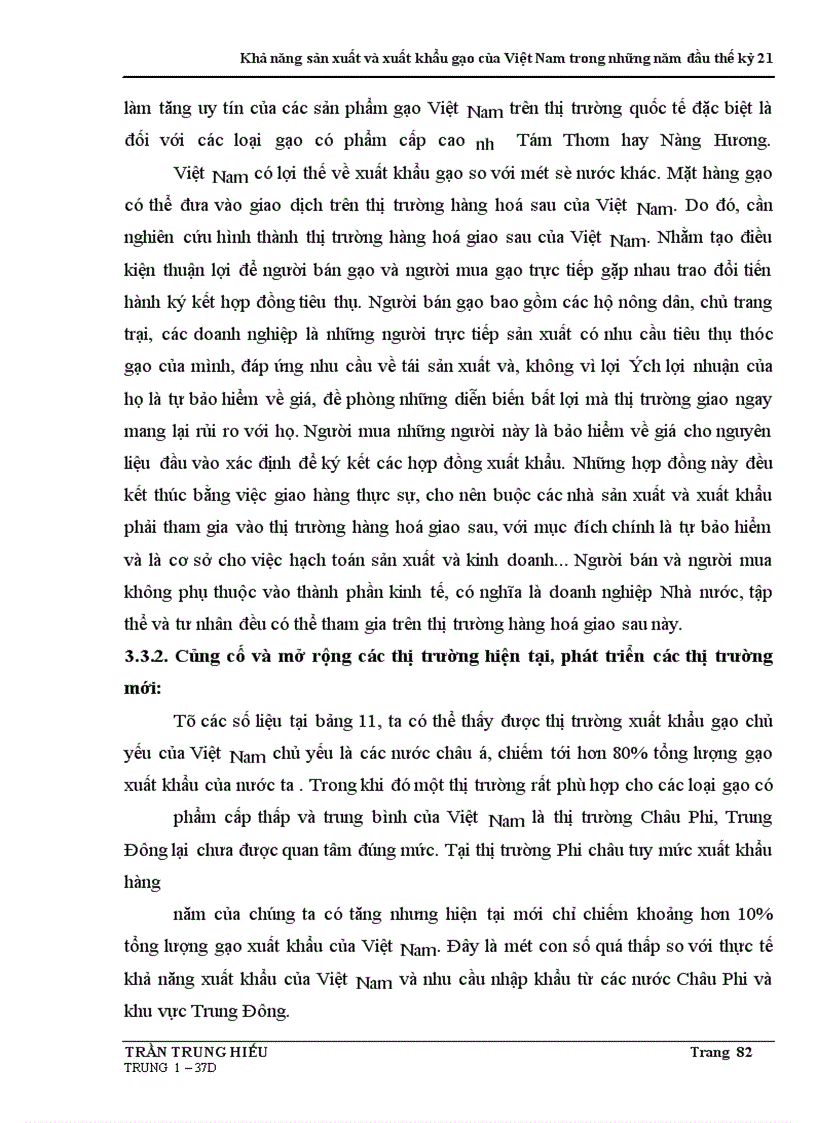 image for page Khả năng sản xuất và xuất khẩu gạo của Việt Nam trong những năm đầu thế kỷ 21
