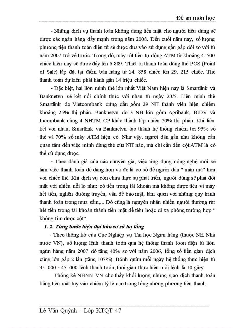 Một số đề xuất nhằm hoàn thiện hệ thống thanh toán phi tiền mặt của Việt Nam