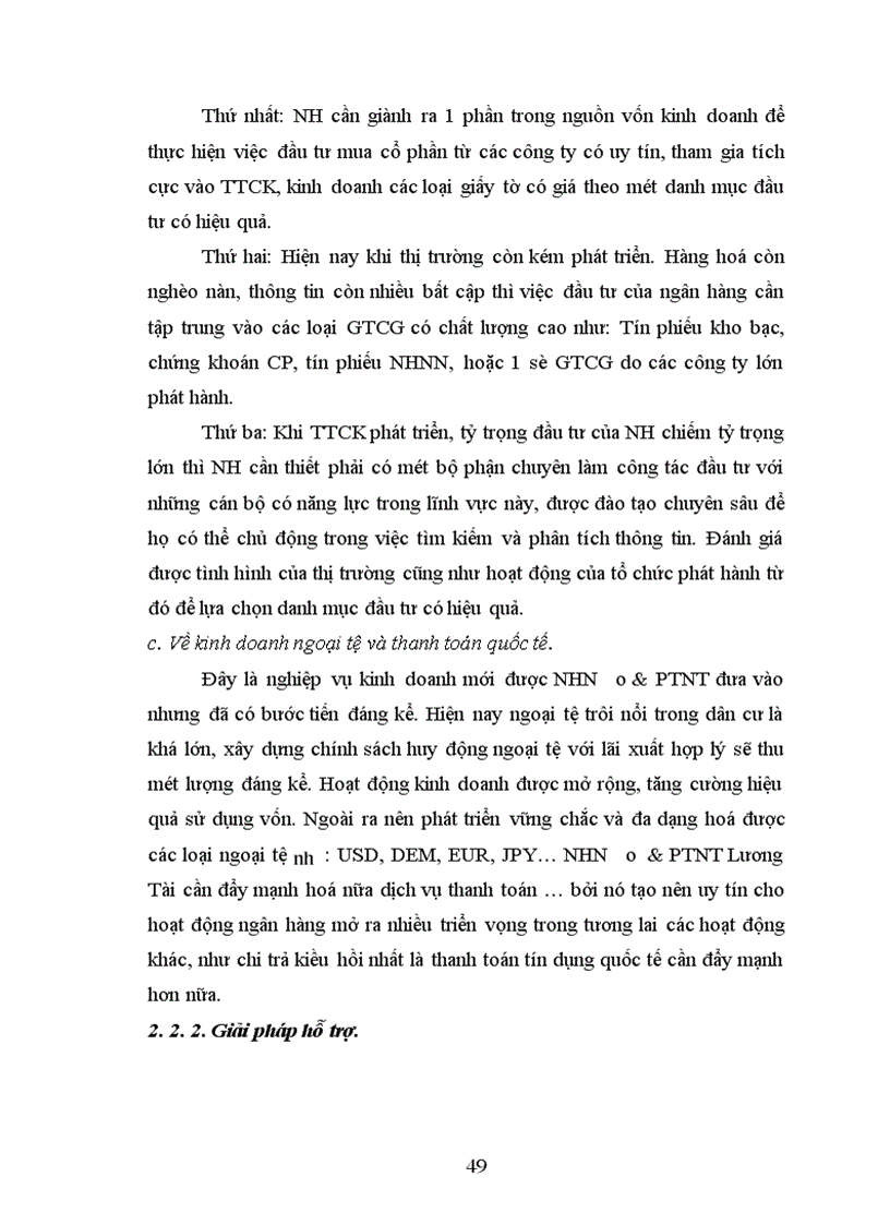 image for page Giải pháp nhằm nâng cao hiệu quả sử dụng vốn tại Ngân hàng nông nghiệp và phát triển nông thôn chi nhánh Lương Tài-Bắc Ninh