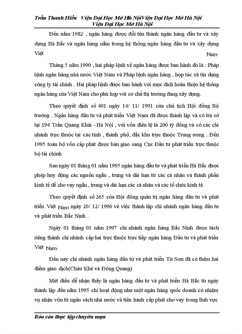 image for page Ngân hàng đầu tư và phát triển Việt Nam chi nhánh Từ Sơn-bắc ninh