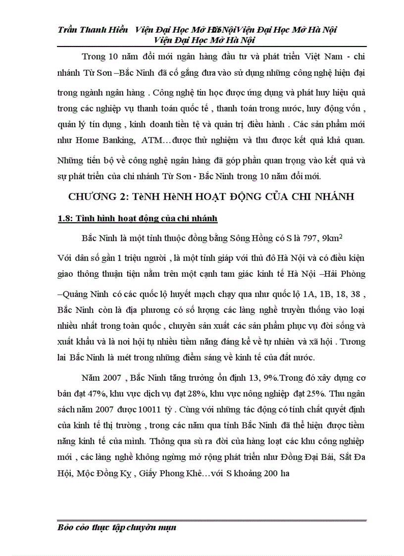 image for page Ngân hàng đầu tư và phát triển Việt Nam chi nhánh Từ Sơn-bắc ninh