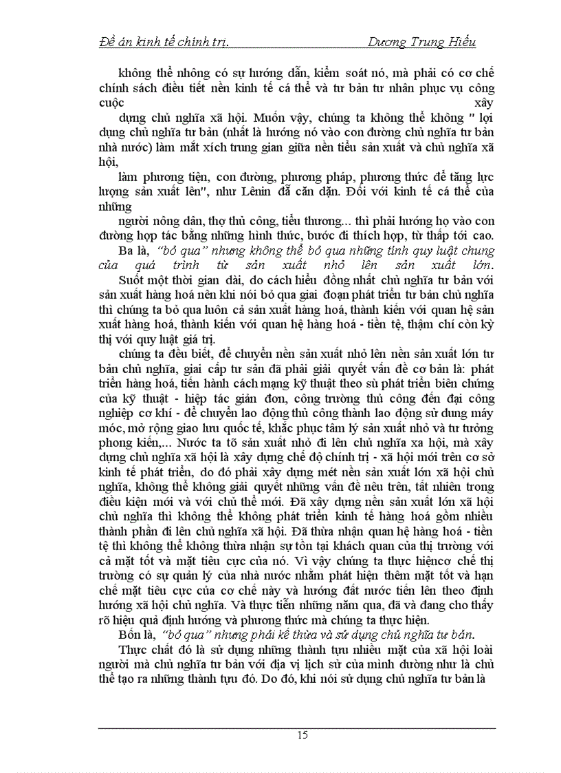 image for page Thực trạng và những giải pháp chủ yếu về quá độ lên cnxh ở nước ta