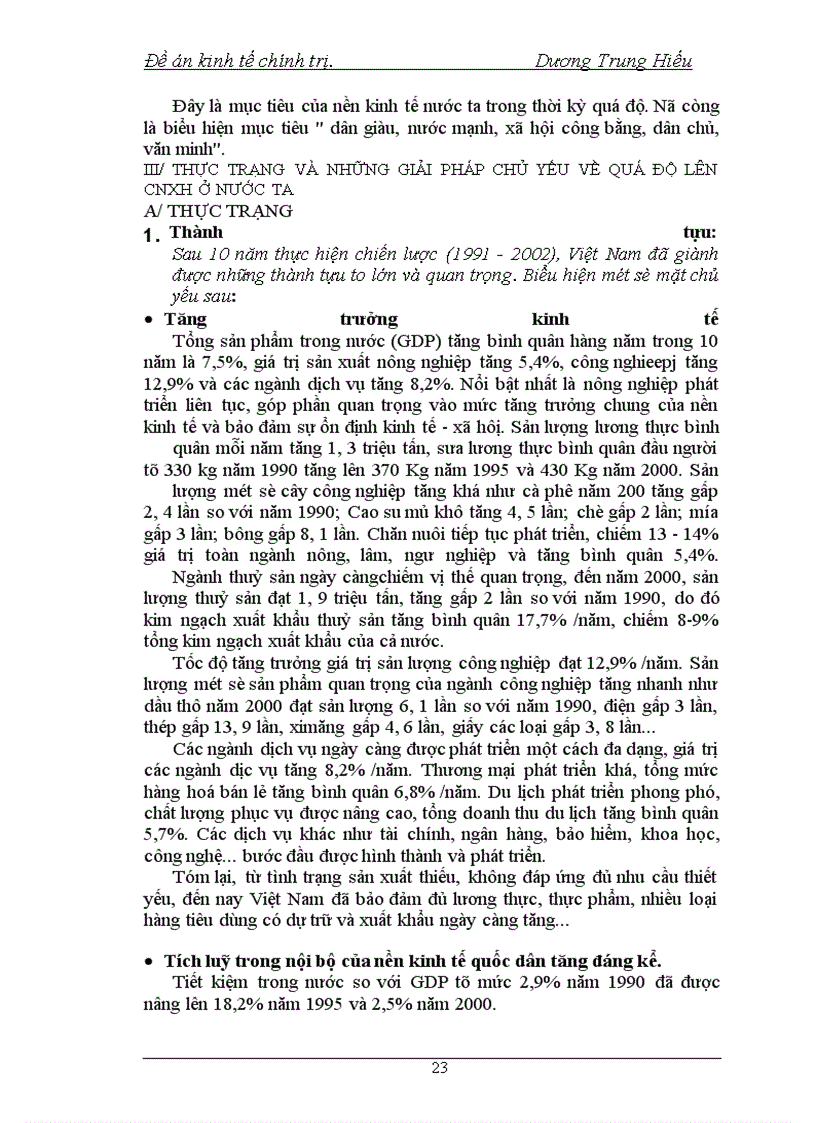 image for page Thực trạng và những giải pháp chủ yếu về quá độ lên cnxh ở nước ta