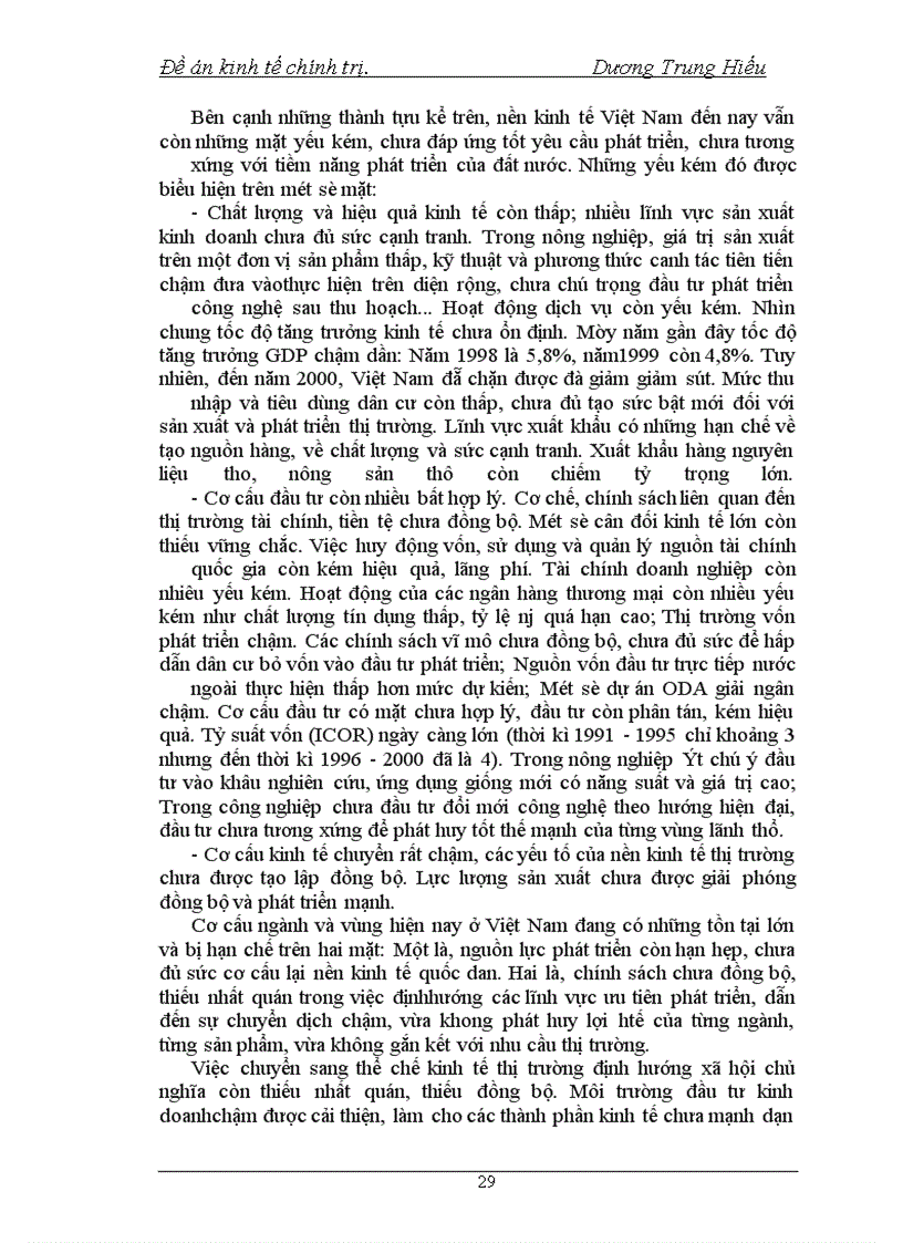 image for page Thực trạng và những giải pháp chủ yếu về quá độ lên cnxh ở nước ta