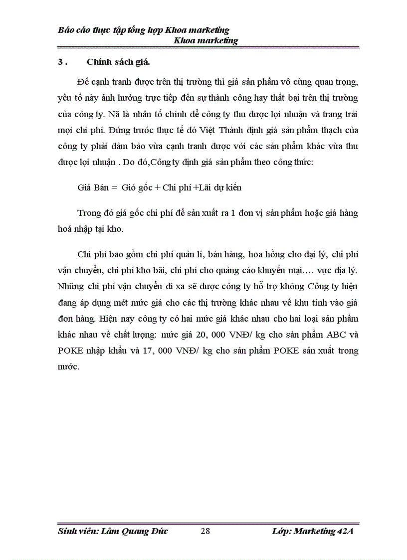 image for page Hoàn thiện hệ thống marketing mix của công ty THHH Việt Thành