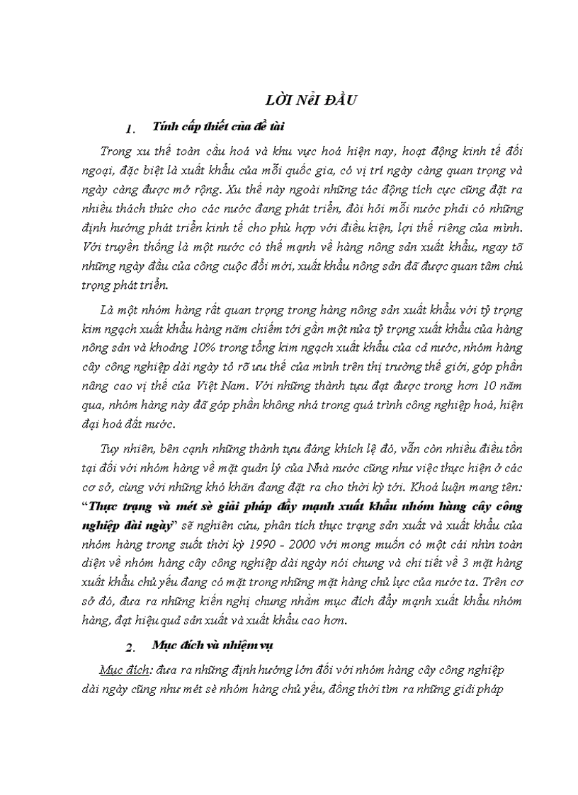 image for page Thực trạng và một số giải pháp đẩy mạnh xuất khẩu nhóm hàng cây công nghiệp dài ngày