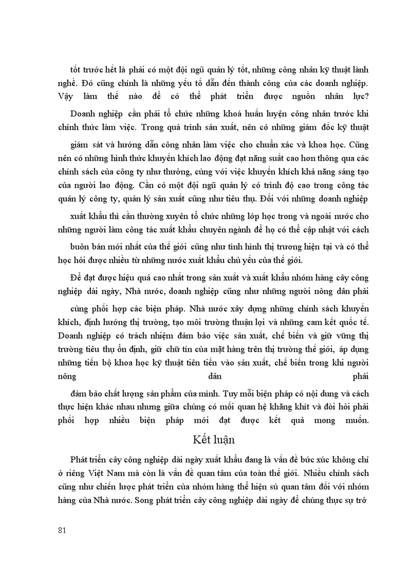 image for page Thực trạng và một số giải pháp đẩy mạnh xuất khẩu nhóm hàng cây công nghiệp dài ngày