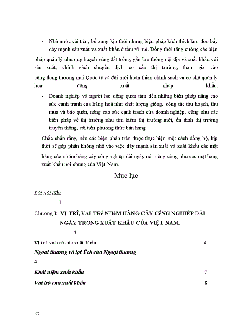 image for page Thực trạng và một số giải pháp đẩy mạnh xuất khẩu nhóm hàng cây công nghiệp dài ngày