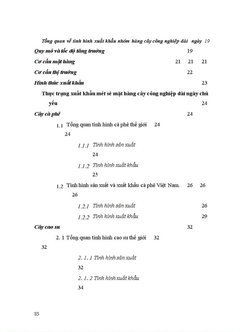 image for page Thực trạng và một số giải pháp đẩy mạnh xuất khẩu nhóm hàng cây công nghiệp dài ngày