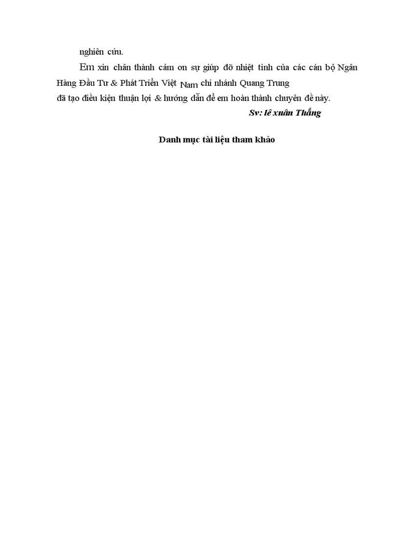 image for page Kế toán nghiệp vụ huy động vốn tại Ngân Hàng Đầu Tư & Phát Triển Việt Nam chi nhánh Quang Trung: thực trạng và giải pháp