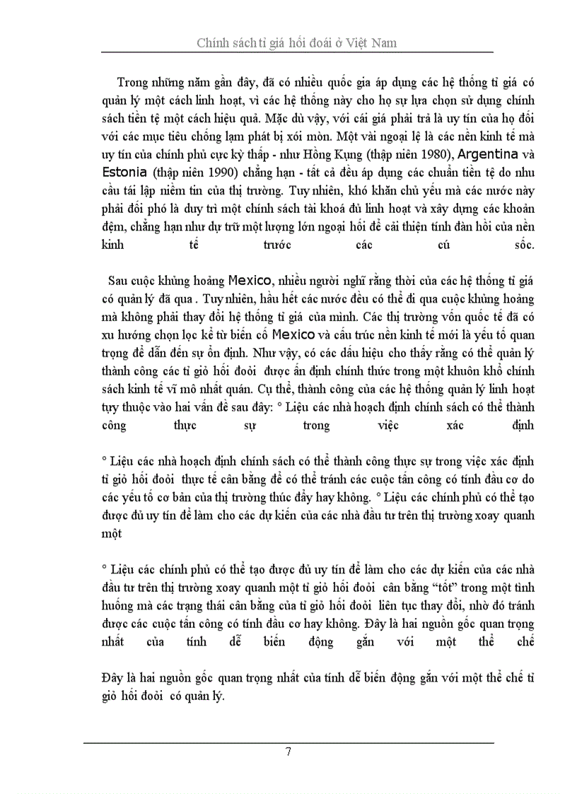 image for page Tỉ giá hối đoái và chính sách tỉ giá hối đoái ở Việt Nam