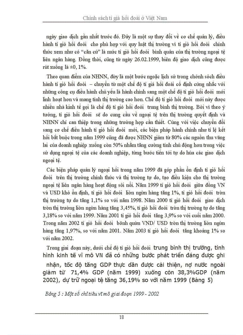 image for page Tỉ giá hối đoái và chính sách tỉ giá hối đoái ở Việt Nam