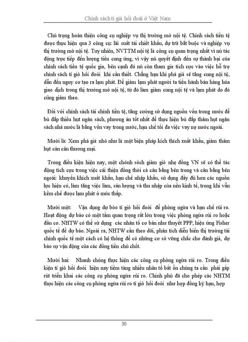 image for page Tỉ giá hối đoái và chính sách tỉ giá hối đoái ở Việt Nam